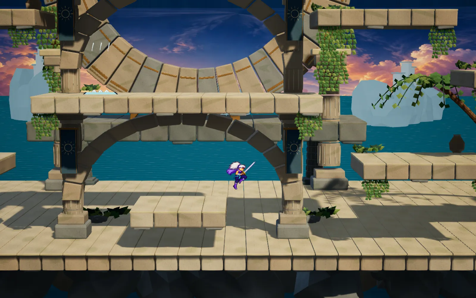 Actual development gameplay from the untitled battle royale island