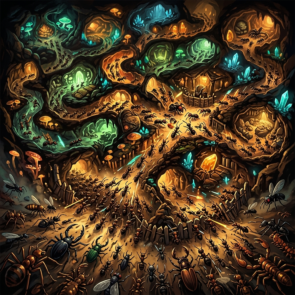 Queen's Guard - An ant colony tower defense game